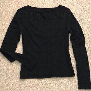 Calvin Klein sweater jumper black M wool